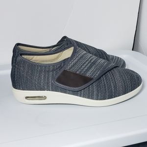 Youyun Diabetic Shoes for Elderly Unisex Women's 9.5 Men's 8.5 Walking Shoe